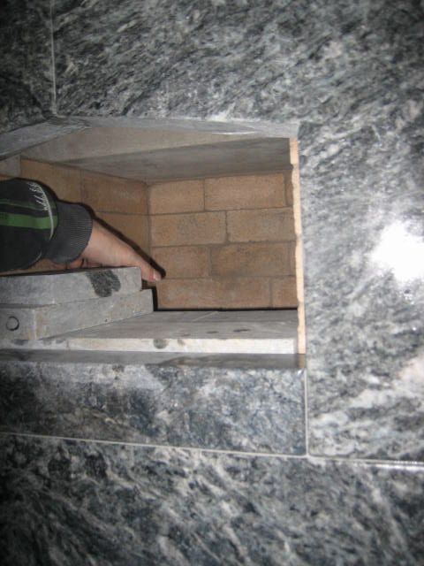 Setting a spline in the oven